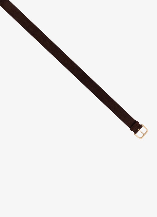 Sandro Riem van suède - detail brown / bruin