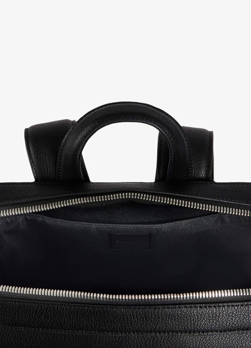 Sandro Rugzak met logo - detail black / zwart