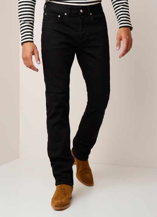 Sandro Slim fit jeans met stretch - detail 4 zwart
