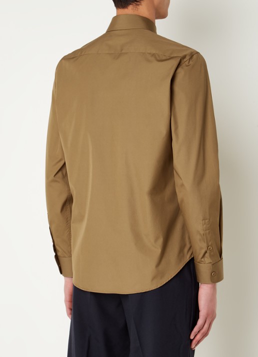 Sandro Slim fit overhemd - achterkant camel