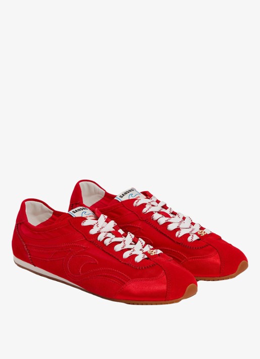 Sandro Sneaker met logo - detail 2 rood