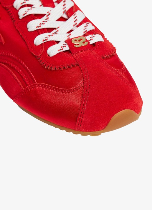 Sandro Sneaker met logo - detail 3 rood