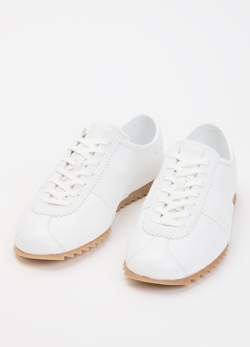 Sandro Sneaker van leer - detail 3 wit