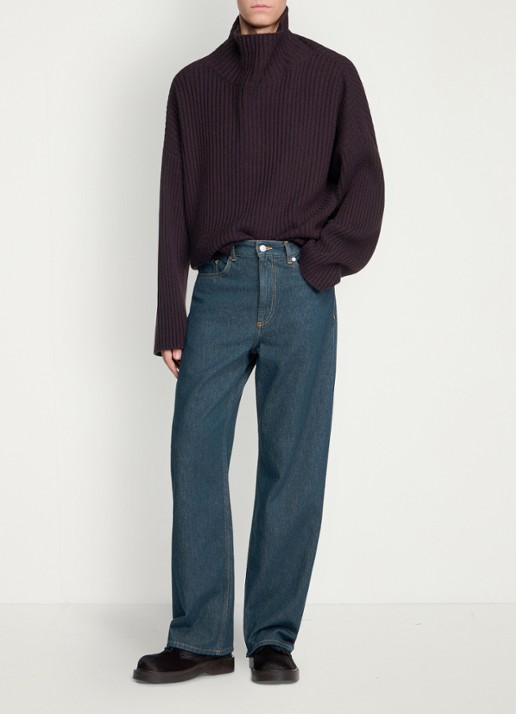 Sandro Straight fit leg jeans met steekzakken