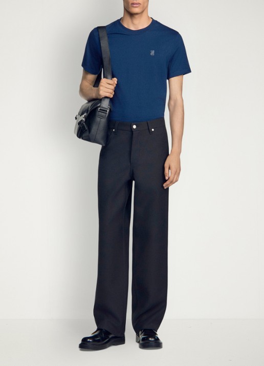 Sandro Straight fit pantalon met steekzakken - detail 2 zwart