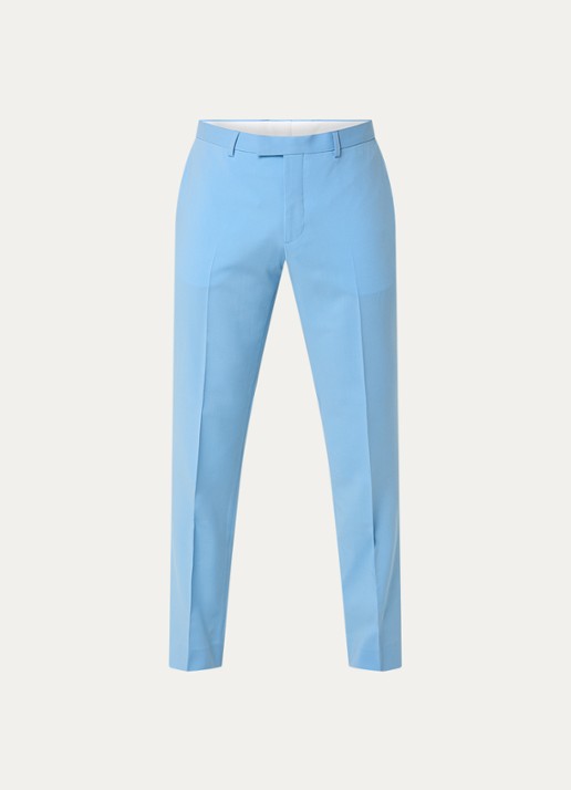 Sandro Straight fit pantalon van wol met steekzakken