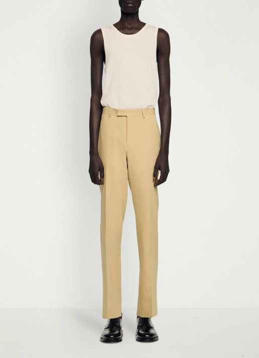 Sandro Straight fit pantalon - detail 4 sand / beige
