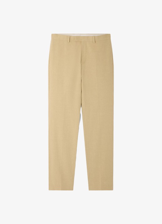 Sandro Straight fit pantalon - voorkant 5 sand / beige