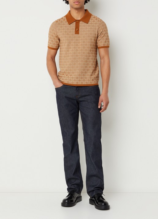 Sandro Straight leg jeans met steekzakken - voorkant 2 indigo