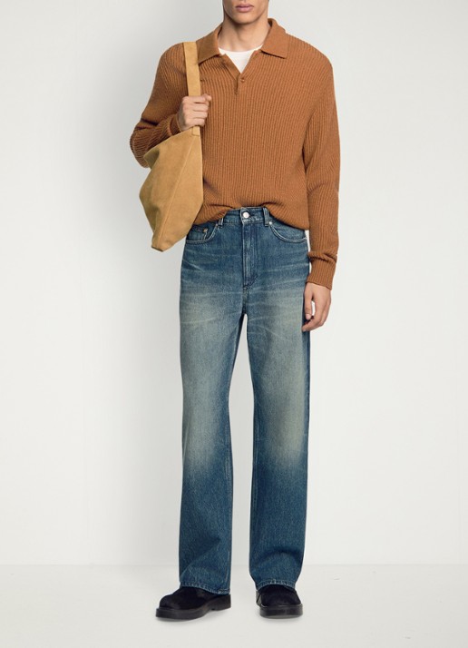 Sandro Straight leg jeans met steekzakken