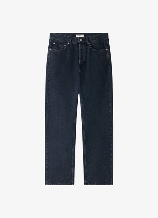 Sandro Straight leg jeans met steekzakken - voorkant 3 donkergrijs
