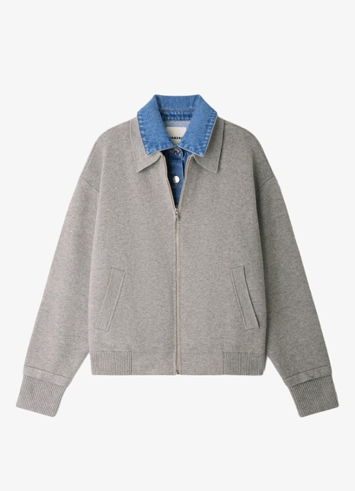 Sandro Sweater in wolblend met polokraag