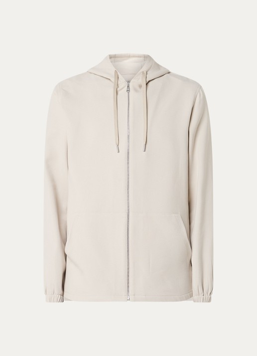 Sandro Sweatvest met capuchon - voorkant 2 beige