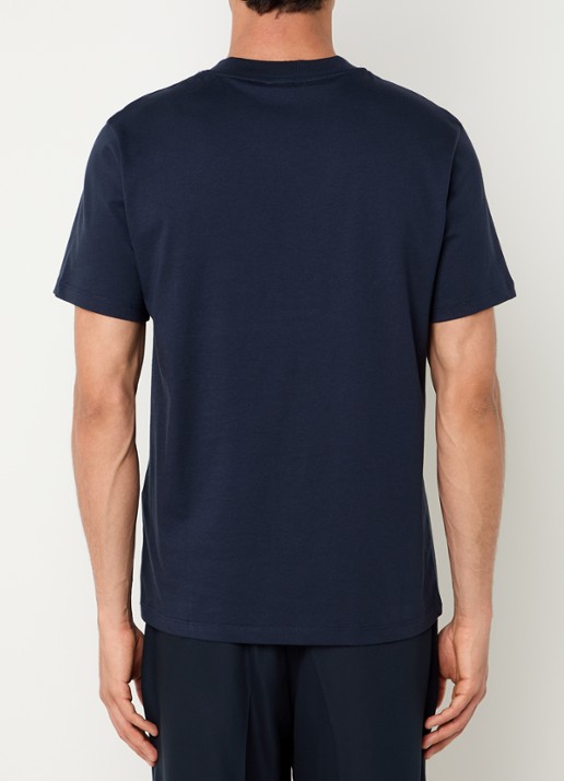 Sandro T-shirt met logo - achterkant 4 donkerblauw