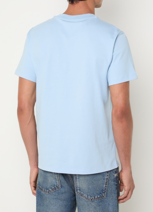 Sandro T-shirt met logo - achterkant 4 lichtblauw