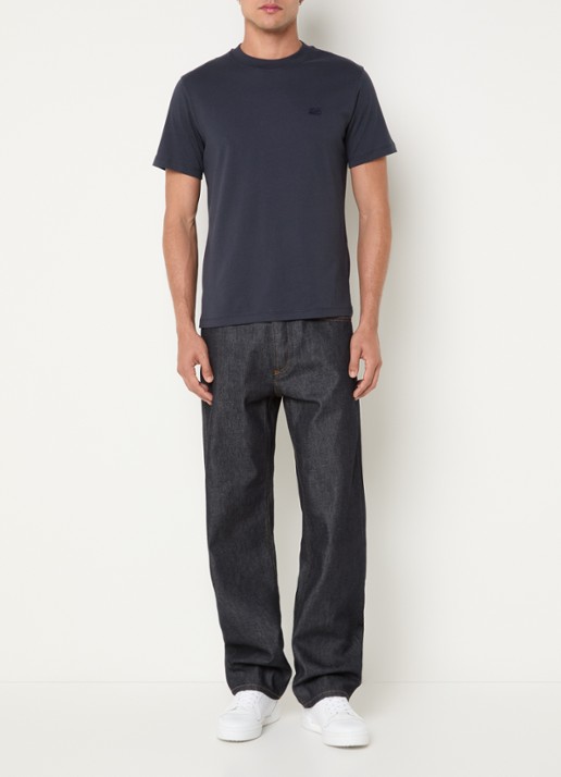 Sandro T-shirt met logo - voorkant 3 donkerblauw
