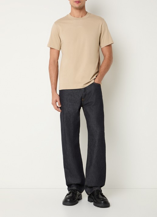 Sandro T-shirt met logo - voorkant 4 beige