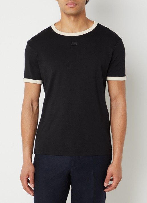 Sandro T-shirt met logoborduring