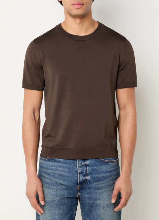 Sandro T-shirt met ronde hals