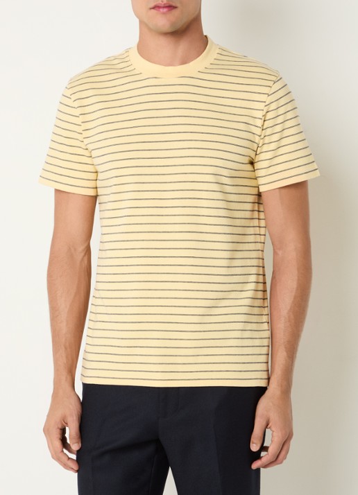 Sandro T-shirt met streepprint