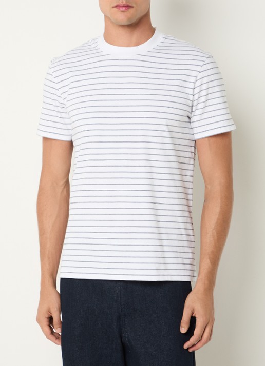 Sandro T-shirt met streepprint