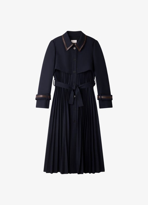 Sandro Trenchcoat met plooien