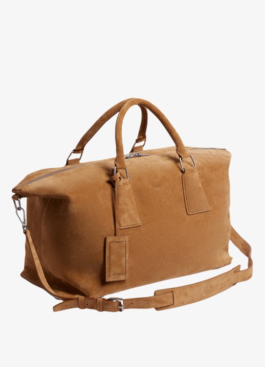 Sandro Weekendtas met logo - detail 3 camel / bruin