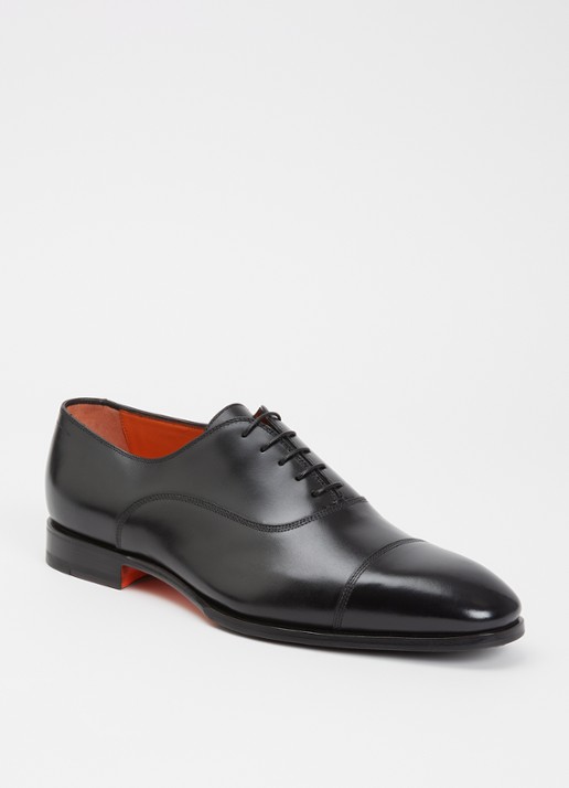 Santoni Archie veterschoen van leer