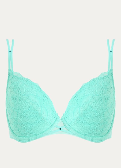 Sarda Amelia push up bh met uitneembare vulling - voorkant zeegroen