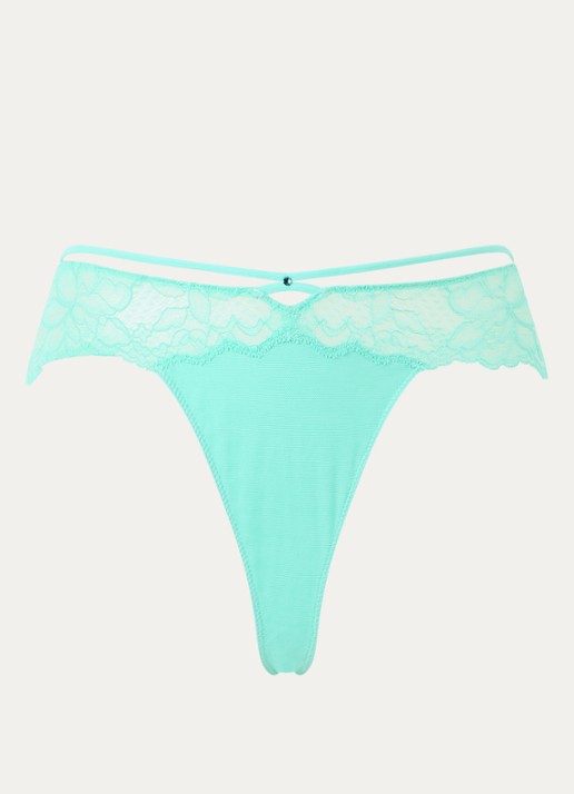 Sarda Amelia string - voorkant 2 zeegroen