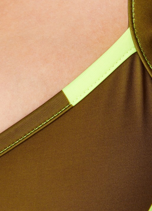 Sarda Birgit beugel bh met print - detail 5 neongeel