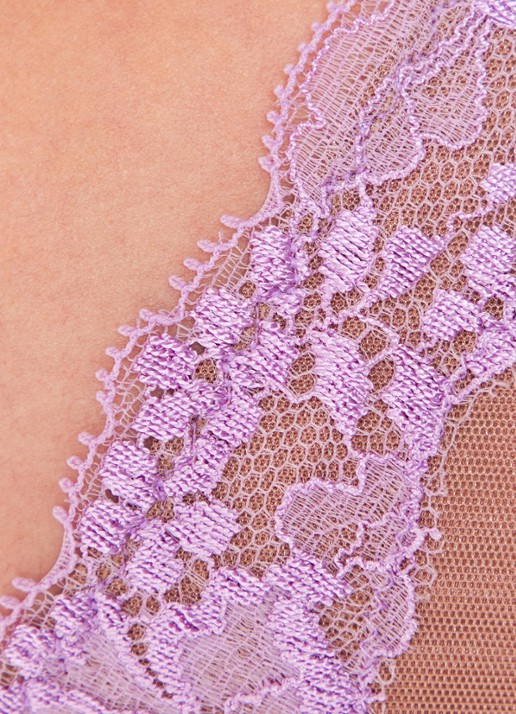 Sarda Bremer bralette van mesh - detail 5 lila