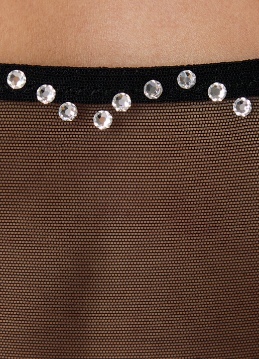 Sarda Chaika body van mesh - detail 5 zwart