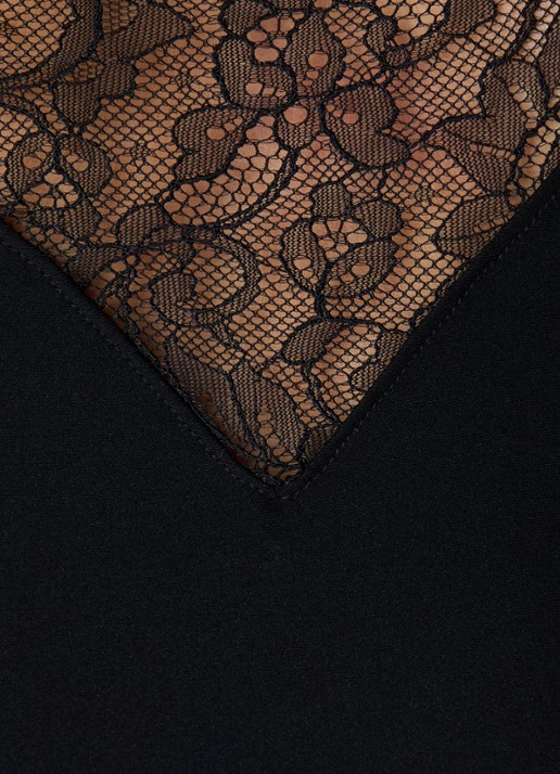 Sarda Chaika onderjurk met kant - detail 4 zwart