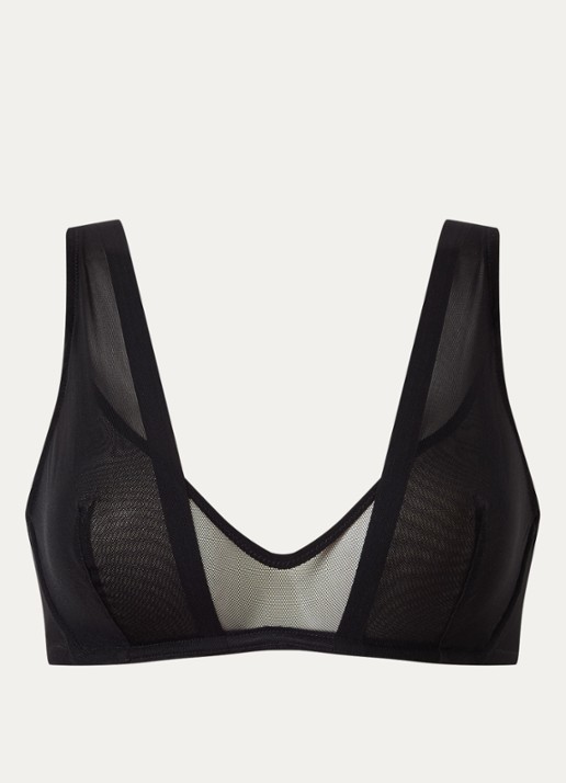 Sarda Chalmers beugel bh van mesh - voorkant 5 zwart