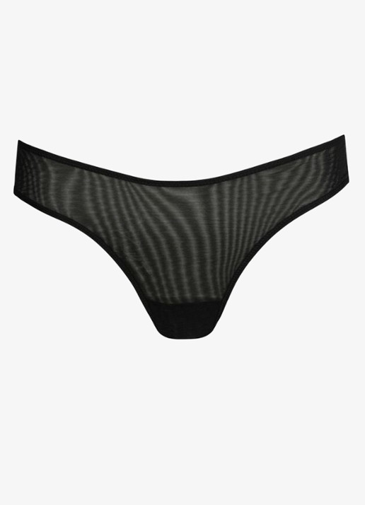 Sarda Chalmers tanga van mesh - voorkant 6 zwart