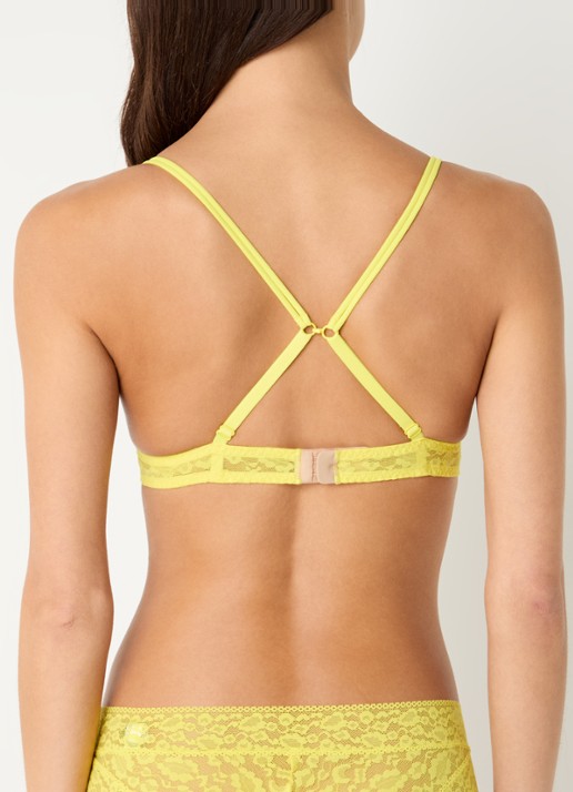 Sarda Cid bralette van kant  - detail 5 geel