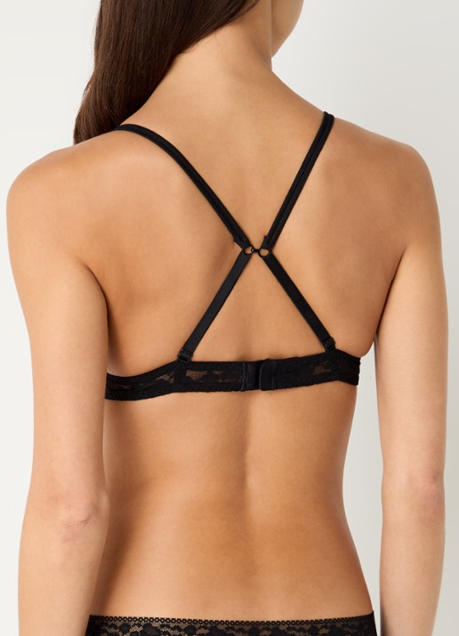 Sarda Cid bralette van kant  - detail 3 zwart