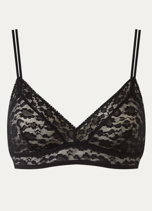 Sarda Cid bralette van kant  - voorkant 5 zwart
