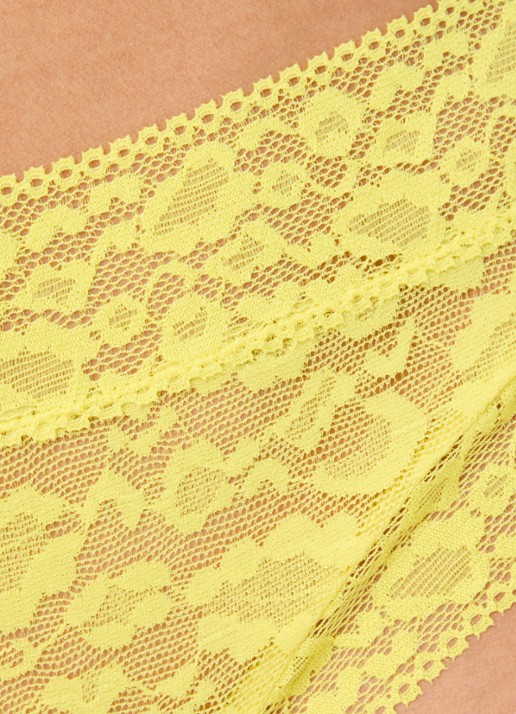 Sarda Cid slip van kant - detail 2 geel