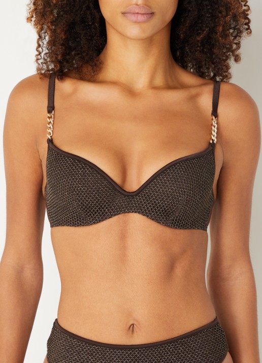Sarda Janja voorgevormde bikinitop met beugel en lurex