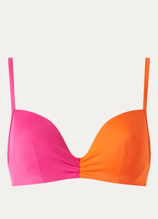 Sarda Kharlan voorgevormde bikinitop met beugel - voorkant donkerroze