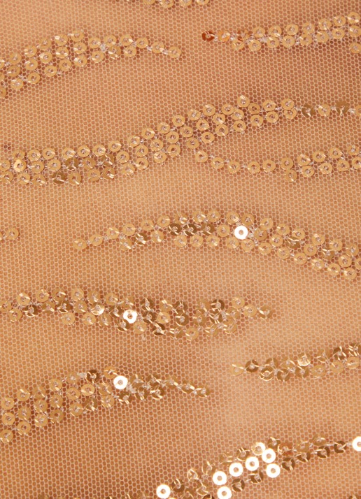 Sarda Milhon bralette van mesh met pailletten - detail 2 beige