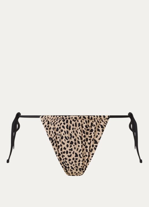 Sarda Pryce brazilian bikinislip met panterprint - voorkant 2 beige