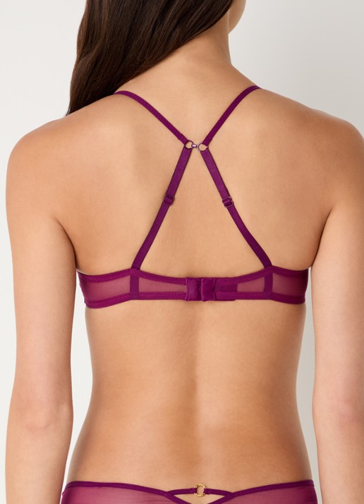 Sarda Radia beugel bh van mesh - detail 4 paars