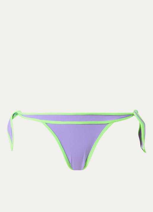 Sarda Sha bikinislip met geknoopt detail - voorkant 2 violet