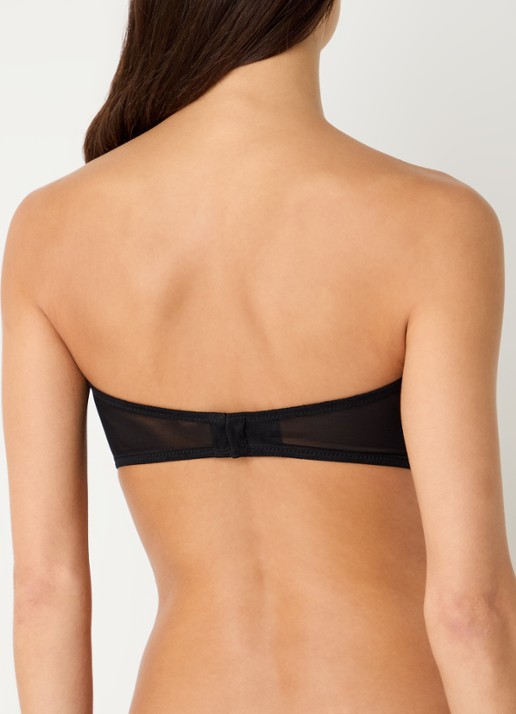 Sarda Shay strapless bh zonder mousse - achterkant 4 zwart