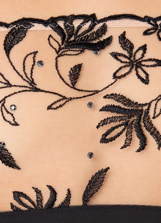 Sarda Shay strapless bh zonder mousse - detail 3 zwart