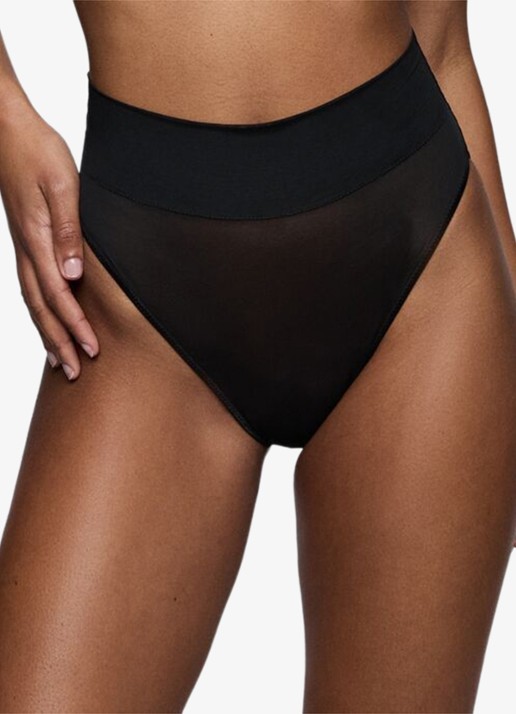 Sarda Tegla high waisted slip - detail 2 zwart