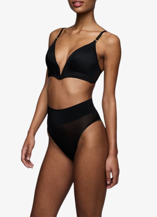 Sarda Tegla high waisted slip - detail 3 zwart